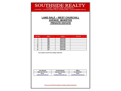 Property for sale in Munster : Southside Realty