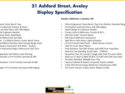 Property for sale in Aveley : Porter Matthews Metro Real Estate